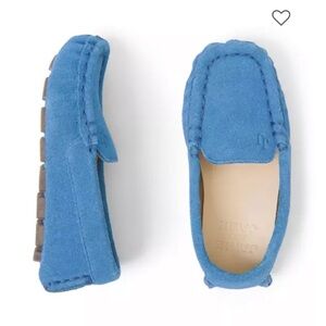 Janie & Jack | Blue Suede Driving Shoes